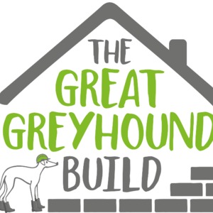 The great greyhound build logo white background listing